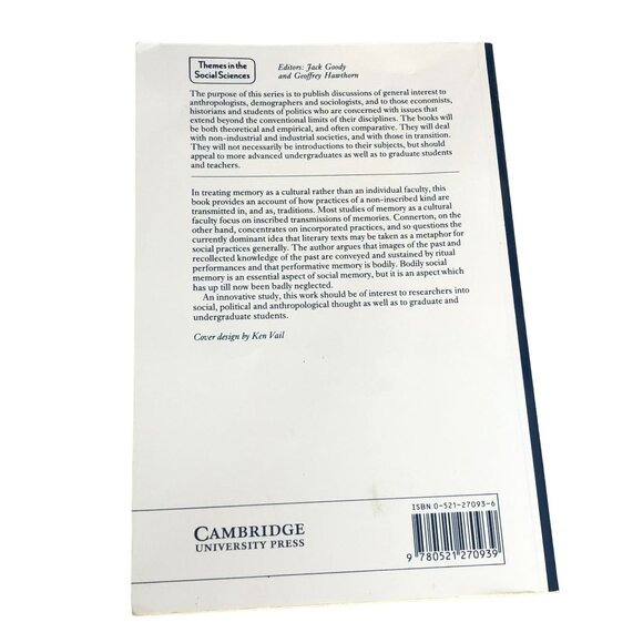 How Societies Remember Paul Connerton Themes in the Social Sciences Cambridge Un - Picture 2 of 7